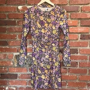 & Other Stories‎ womens dress size 6 gathered waist mini dress boho flowy a-line